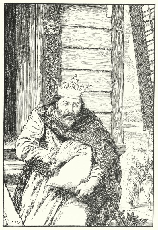Han stjal tre hakk byggmel (gravering) av Leonard Leslie Brooke