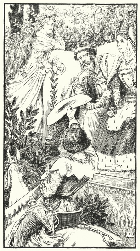Her kommer en lystig wooer (gravering) av Leonard Leslie Brooke