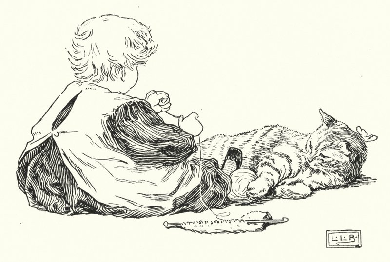 Jeg elsker liten fitte, pelsen hennes er så varm (gravering) av Leonard Leslie Brooke