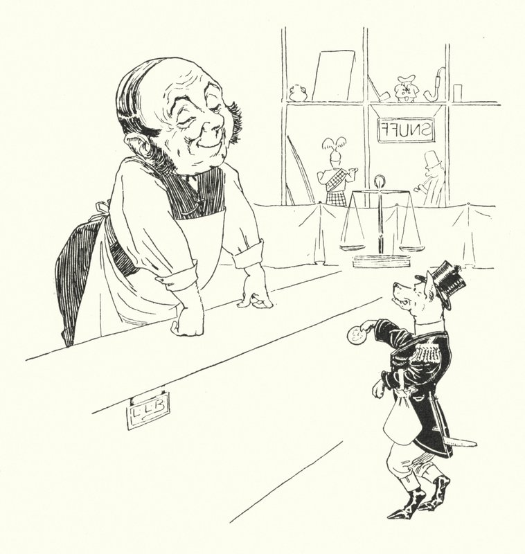 Jeg hadde en liten hund, og de kalte ham Buff (gravering) av Leonard Leslie Brooke