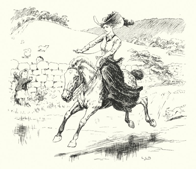 Jeg hadde en liten ponni, han het Dapple-grey (gravering) av Leonard Leslie Brooke