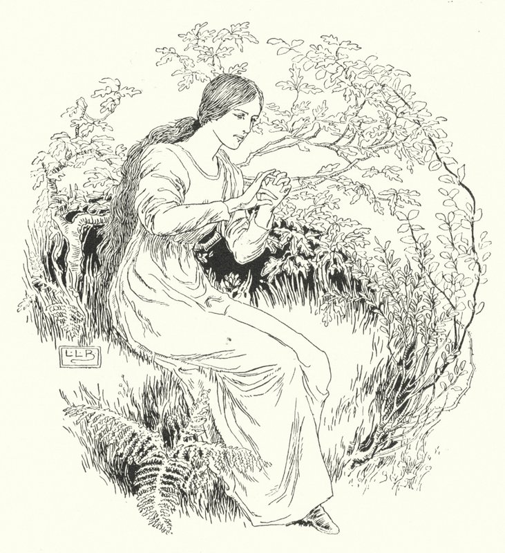Jeg gikk til skogen og fikk den (gravering) av Leonard Leslie Brooke