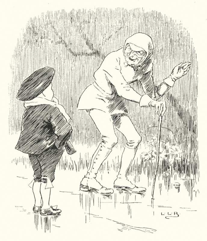 En tåkete fuktig morgen, da været var overskyet (gravering) av Leonard Leslie Brooke