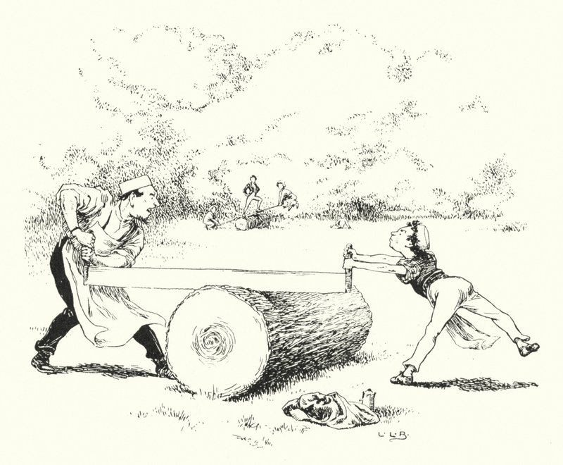 Se, sag, Margery Daw (gravering) av Leonard Leslie Brooke