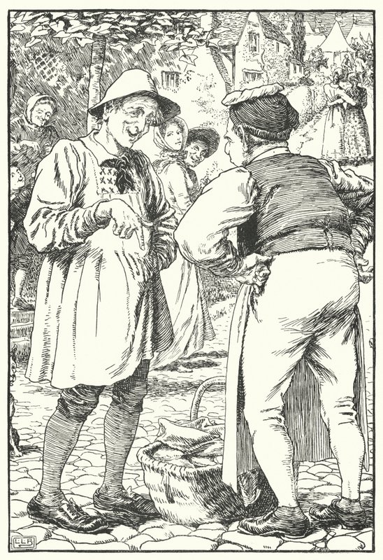 Enkel Simon (gravering) av Leonard Leslie Brooke