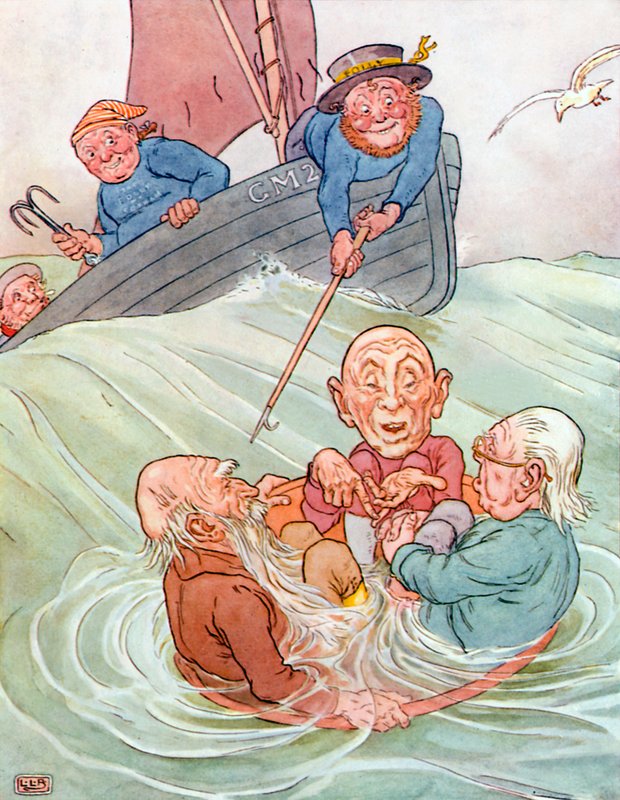 De tre vise menn fra Gotham av Leonard Leslie Brooke