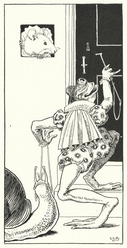 Det var en frosk som bodde i en brønn (gravering) av Leonard Leslie Brooke