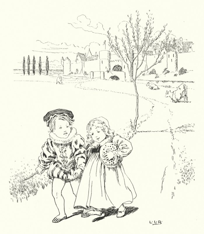 Å markedsføre, å markedsføre, å kjøpe en plommebolle (gravering) av Leonard Leslie Brooke