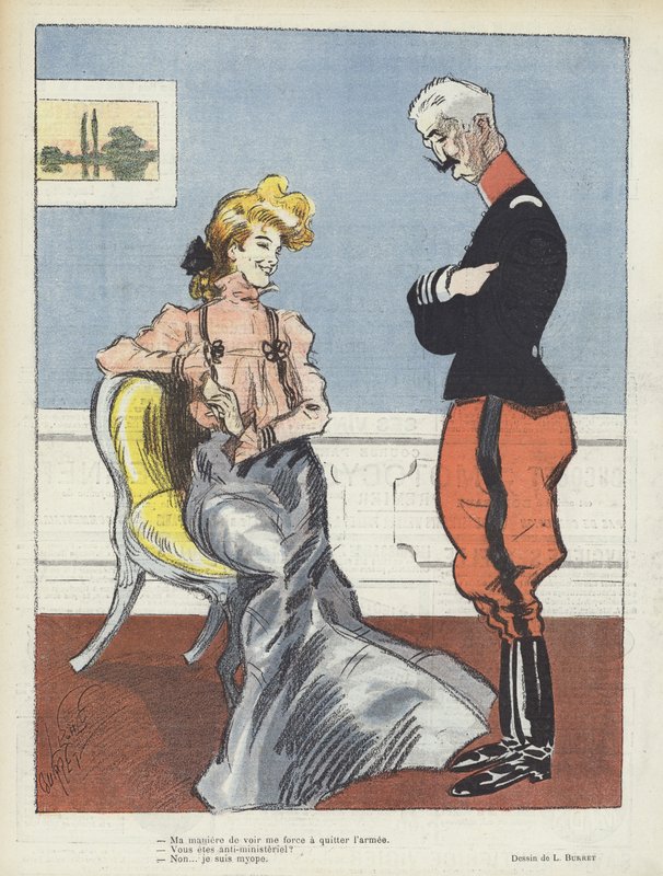 Illustrasjon for Le Rire av Leonce Burret