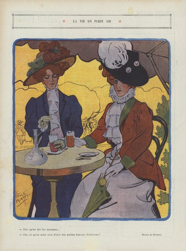 Illustrasjon for Le Rire av Leonce Burret
