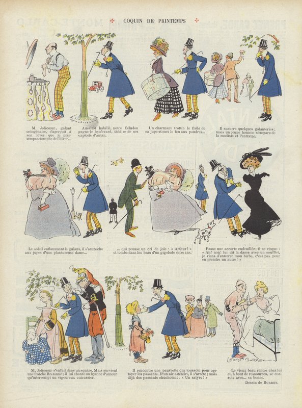 Illustrasjon for Le Rire av Leonce Burret