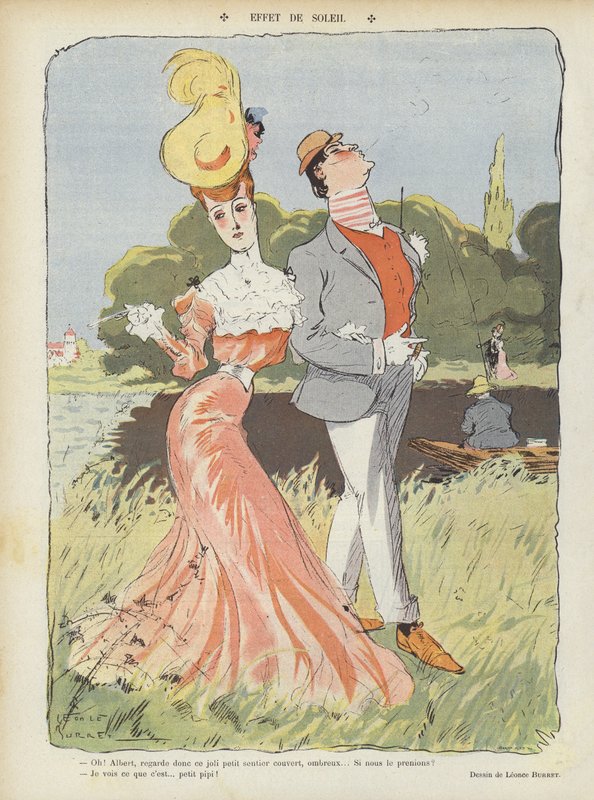 Illustrasjon for Le Rire av Leonce Burret
