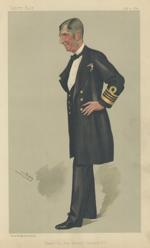 Admiral Sir John Edmund Commerell VC av Leslie Matthew Ward