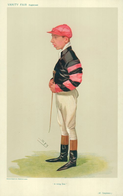 Arthur Templeman, A Rising Star, 7. november 1906, tegneserie Vanity Fair av Leslie Matthew Ward