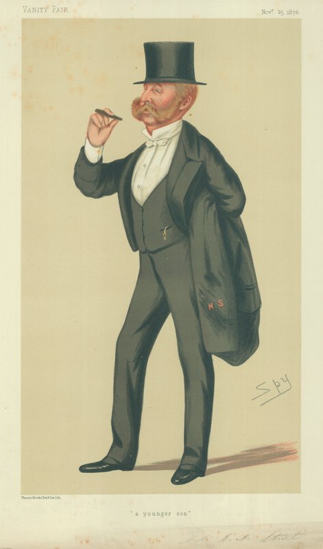 Oberst Charles Napier Sturt, En yngre sønn, 25. november 1876, tegneserie Vanity Fair av Leslie Matthew Ward