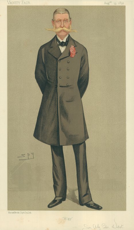 Oberst William Cornwallis West, Algy, 13. august 1892, tegneserie Vanity Fair av Leslie Matthew Ward