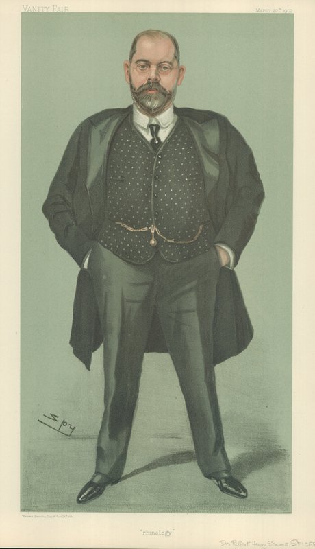 Dr Robert Henry Scanes Spicer, Rhinology, 20. mars 1902, tegneserie Vanity Fair av Leslie Matthew Ward