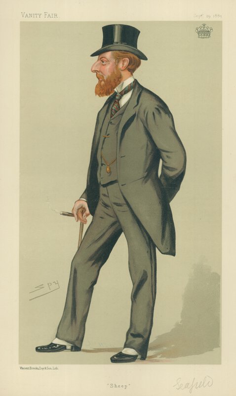 Earl of Seafield, Sheep, 29. september 1883, tegneserie Vanity Fair av Leslie Matthew Ward