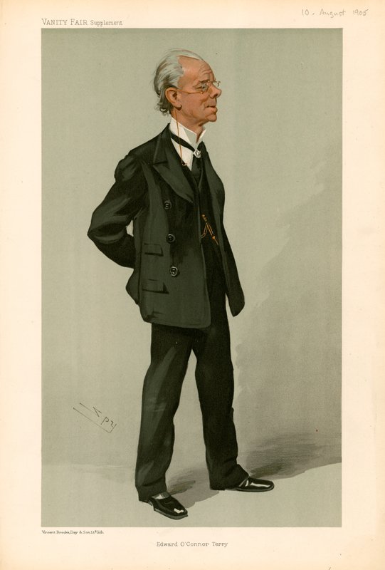 Edward O'Connor Terry, Vanity Fair tegneserie, 10. august 1905 av Leslie Matthew Ward