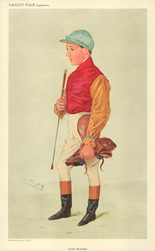 Frank Wooton, 8. september 1909, tegneserie Vanity Fair av Leslie Matthew Ward