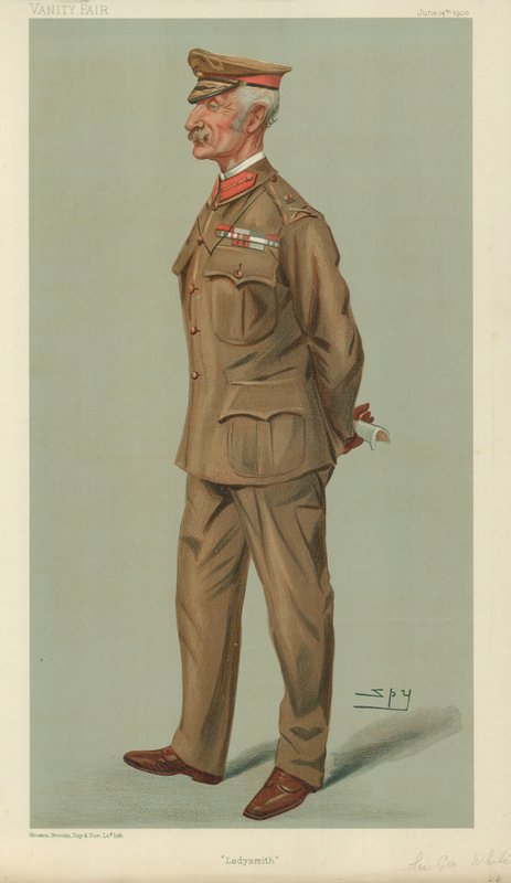 General Sir George Stuart White, Ladysmith, 14. juni 1900, tegneserie Vanity Fair av Leslie Matthew Ward