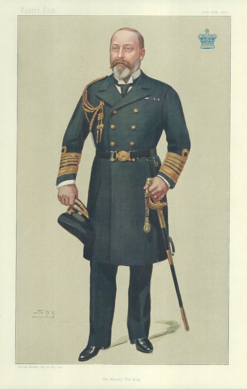 Hans Majestet Kong Edward VII av Leslie Matthew Ward