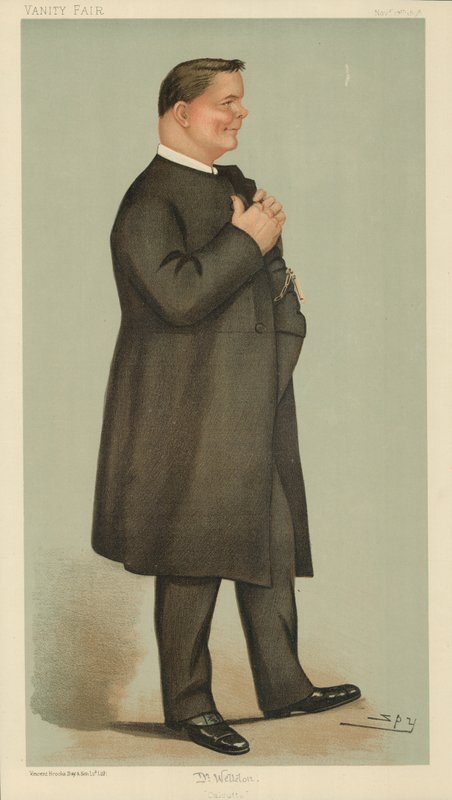 James Edward Cowell Weldon, The Bishop-Designate of Calcutta, Calcutta, 17. november 1898, Vanity Fair tegneserie av Leslie Matthew Ward
