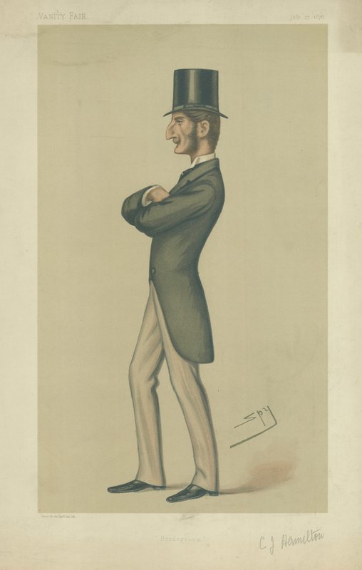 Lord Claud John Hamilton, illustrasjon fra 'Vanity Fair', 17. juli, 1878 av Leslie Matthew Ward
