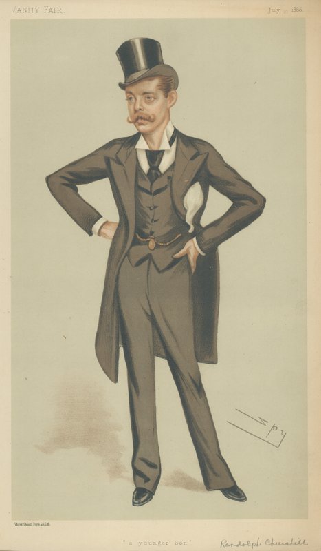 Lord Randolph Churchill av Leslie Matthew Ward