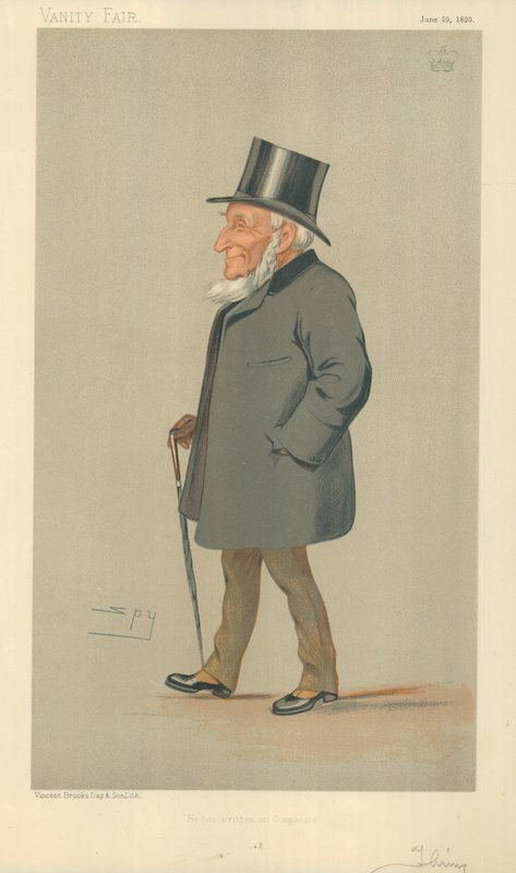 Lord Thring, Han har skrevet om selskaper, 29. juni 1893, Vanity Fair tegneserie av Leslie Matthew Ward