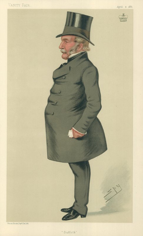 Lord Waveney, Suffolk, 2. april 1881, tegneserie Vanity Fair av Leslie Matthew Ward