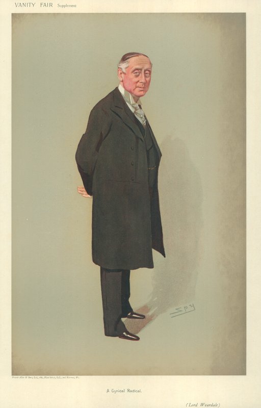 Lord Weardale, En kynisk radikal, 25. juli 1906, tegneserie Vanity Fair av Leslie Matthew Ward