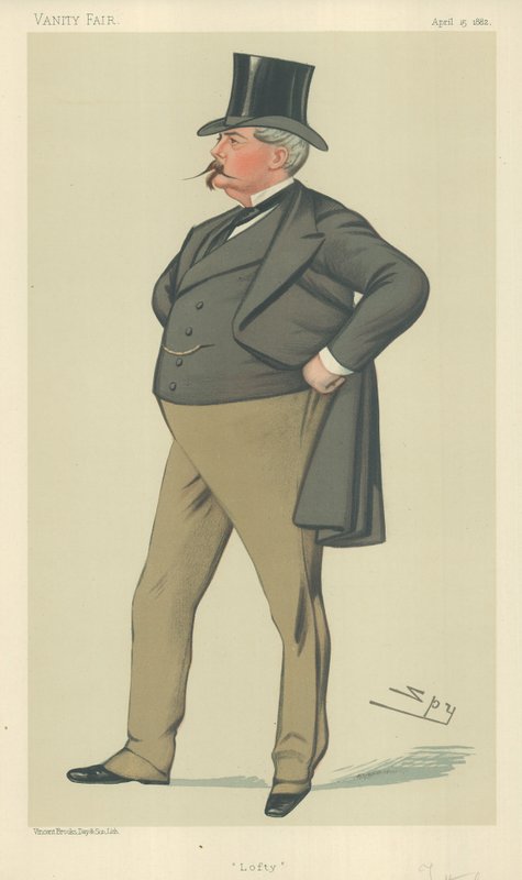 Mr Arthur Loftus Tottenham, Lofty, 15. april 1882, tegneserie Vanity Fair av Leslie Matthew Ward
