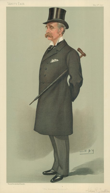 Mr Charles Ernest Tritton, The Norwood Division, 6. mai 1897, Vanity Fair tegneserie av Leslie Matthew Ward