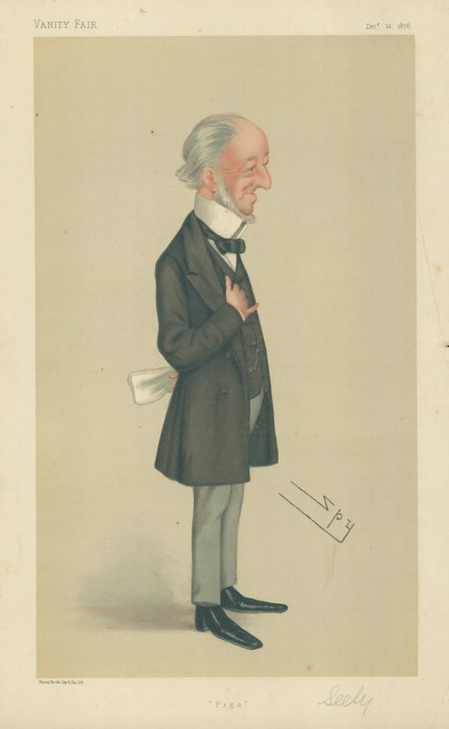 Mr Charles Seely, Pigs, 21. desember 1878, Vanity Fair tegneserie av Leslie Matthew Ward