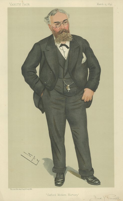 Herr Frederick York Powell av Leslie Matthew Ward