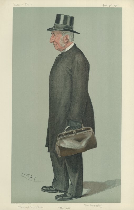 Mr J J Hornby, prosten av Eton av Leslie Matthew Ward