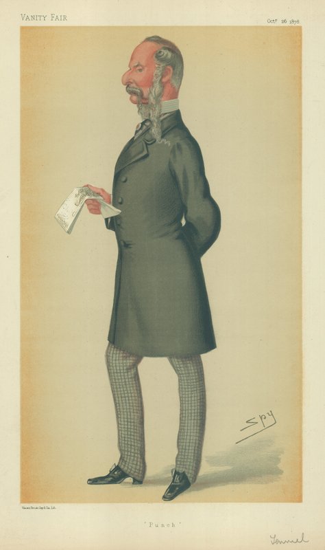 Mr John Tenniel, Punch, 26. oktober 1878, tegneserie Vanity Fair av Leslie Matthew Ward