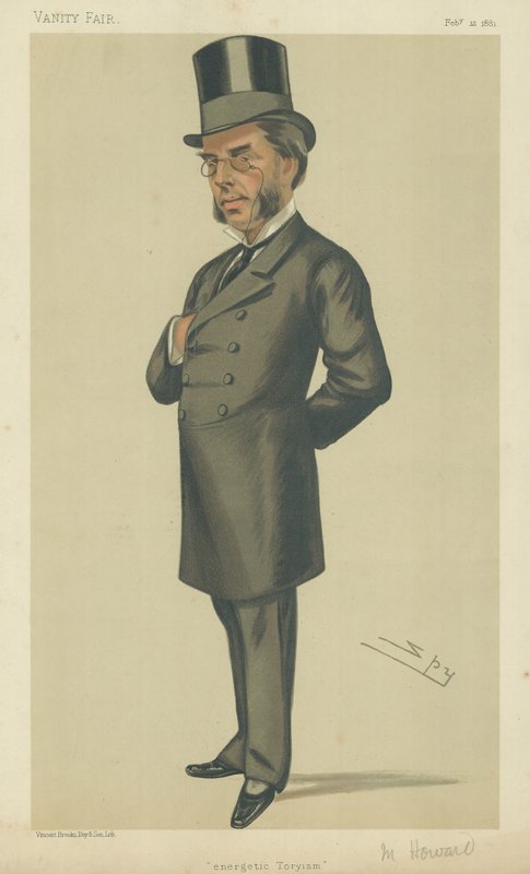 Mr Morgan Howard (farge litho) av Leslie Matthew Ward