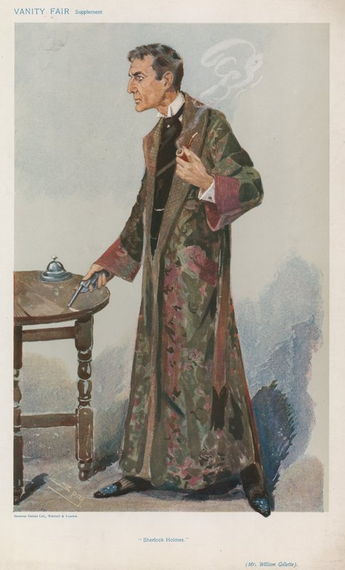 Mr William Gillette av Leslie Matthew Ward