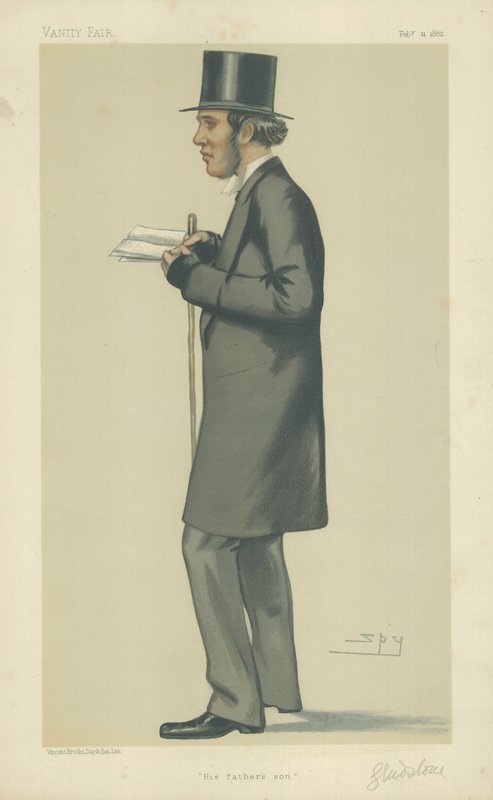 Mr William Henry Gladstone av Leslie Matthew Ward