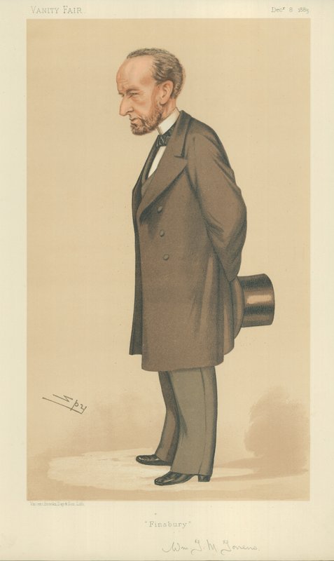 Mr William McCulagh Torrens, Finsbury, 8. desember 1883, Vanity Fair tegneserie av Leslie Matthew Ward