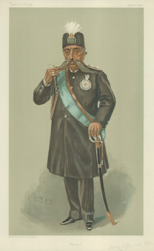 Muzaffer-Ed-Din, sjahen av Persia av Leslie Matthew Ward