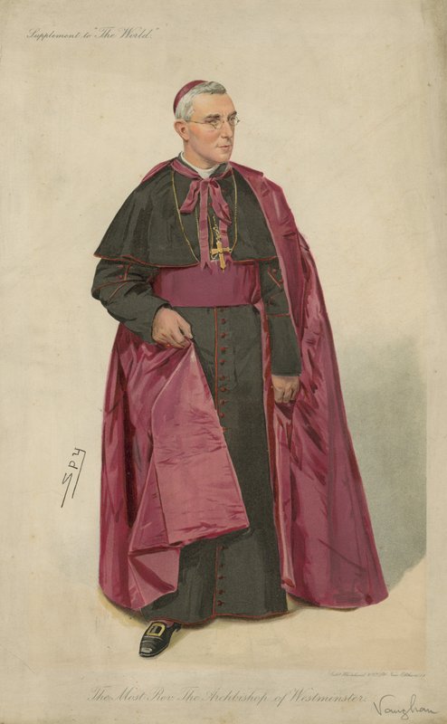 Portrett av Herbert Vaughan av Leslie Matthew Ward