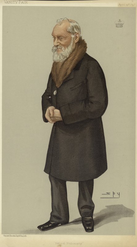 Portrett av William Thomson, Baron Kelvin av Leslie Matthew Ward