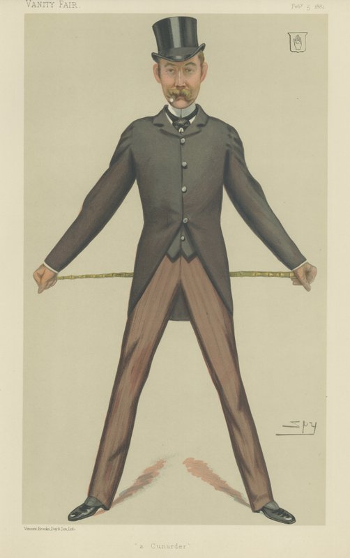 Sir B E Cunard av Leslie Matthew Ward