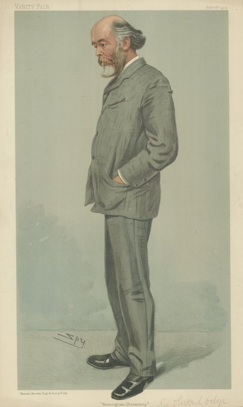 Sir Oliver Joseph Lodge av Leslie Matthew Ward