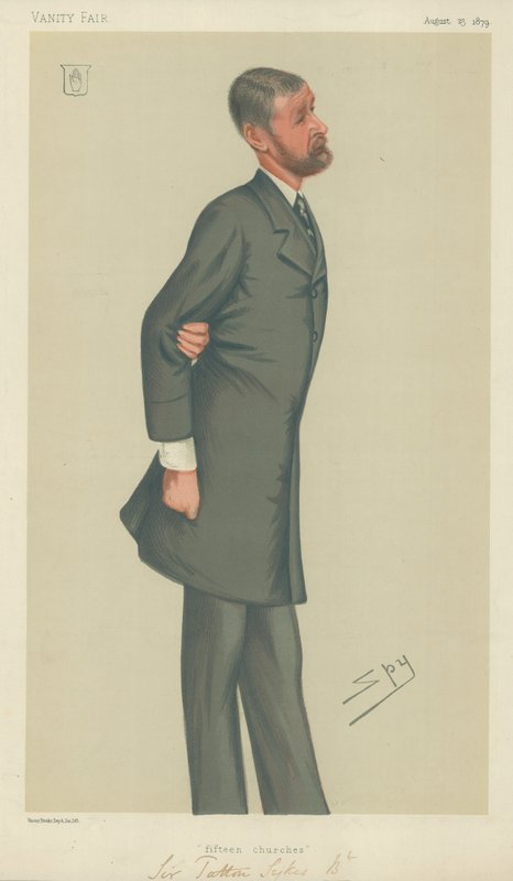 Sir Tatton Sykes, Femten kirker, 23. august 1879, tegneserie Vanity Fair av Leslie Matthew Ward