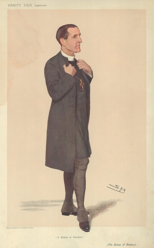 The Bishop of Stepney, A Bishop of Decision, 19. april 1906, tegneserie Vanity Fair av Leslie Matthew Ward