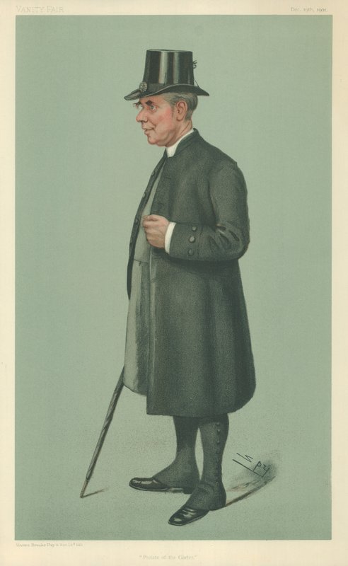 Biskopen av Winchester, Prelate of the Garter, 19. desember 1901, tegneserie Vanity Fair av Leslie Matthew Ward